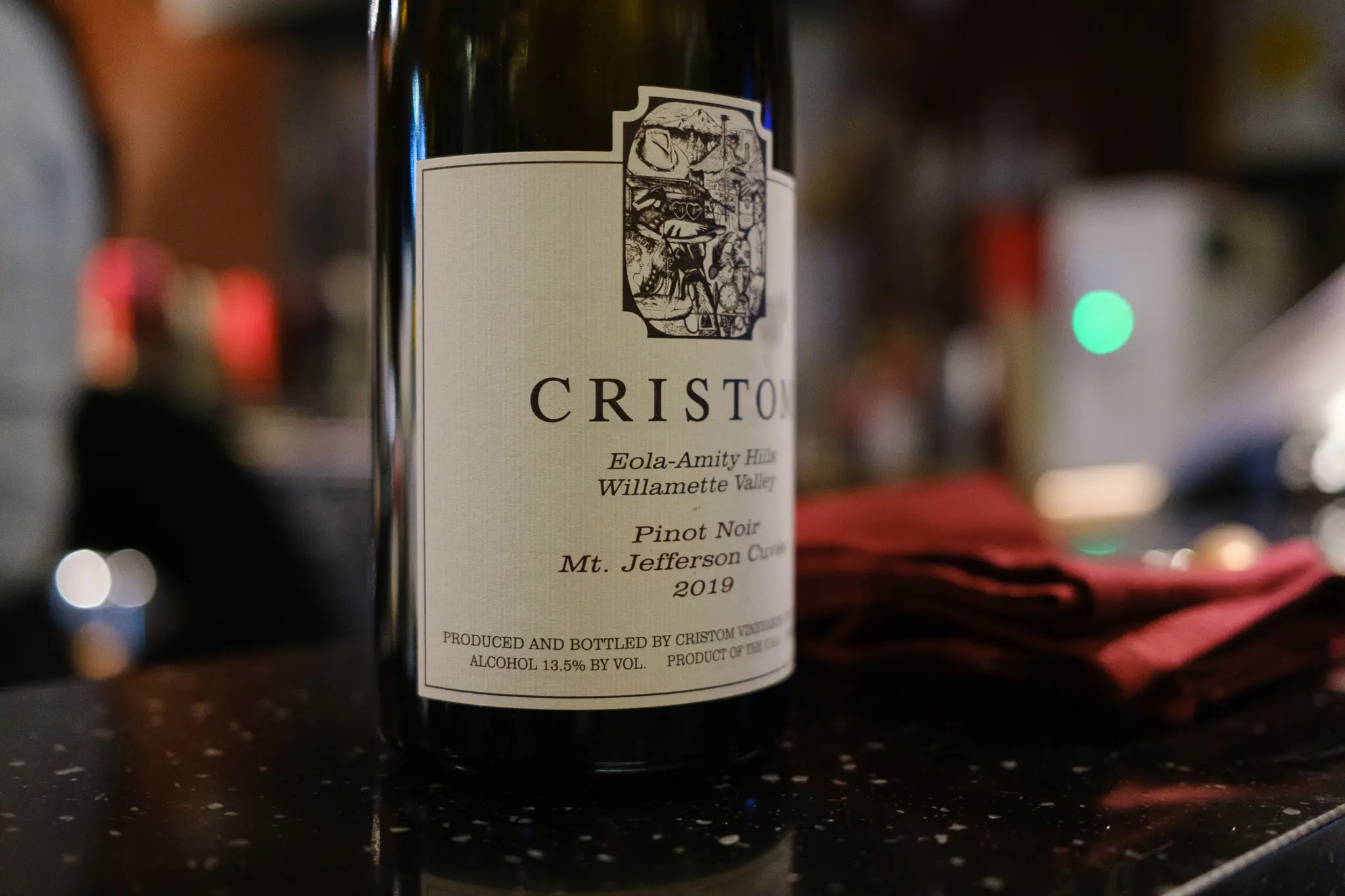 2019 Cristom Pinot Noir Mt. Jefferson Cuvée